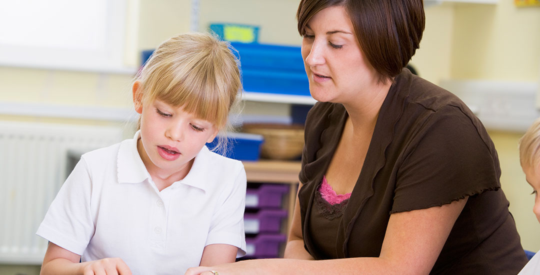 Teacher with Student